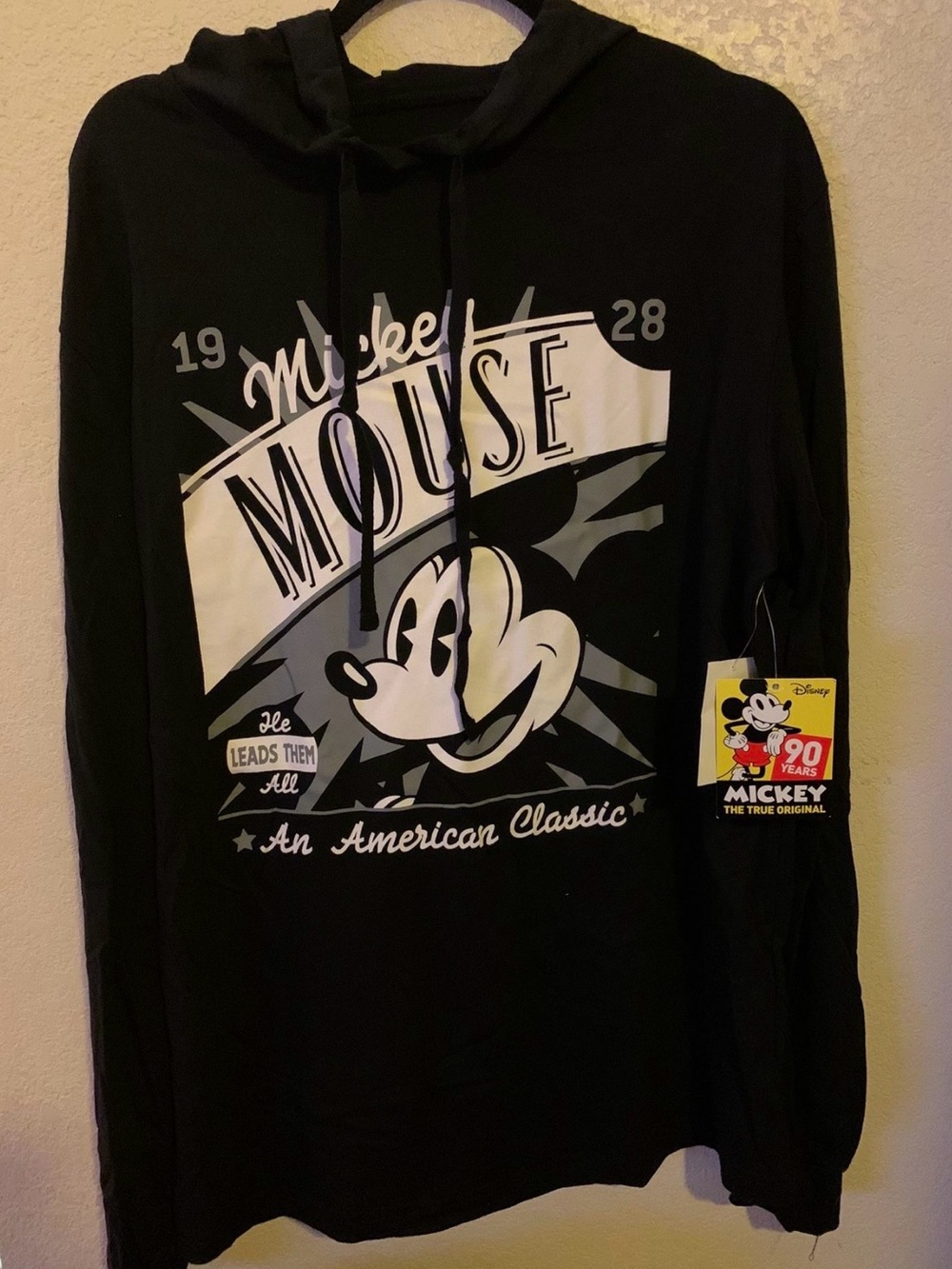 Disneyland Mickey Mouse an American classic 90th anniversary Hoodie Sweater